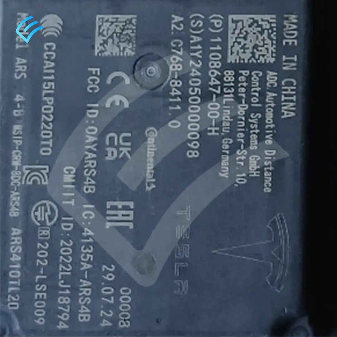 NUEVO Radar OEM Tesla Modelo 3/Y de siete pines perpendicular 1108647-00-H