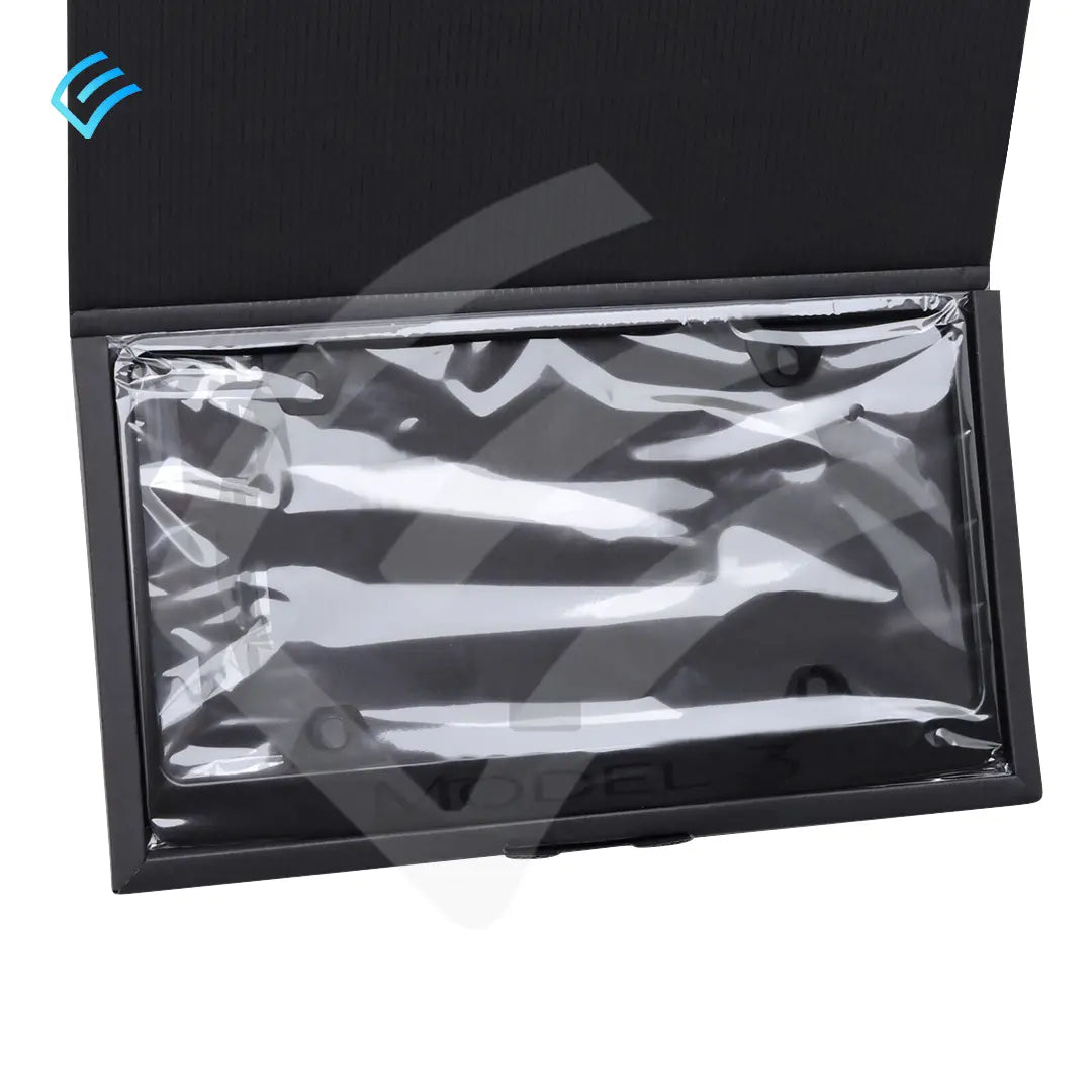 NUEVO MARCO DE PLACA TRASERA OEM Tesla Model 3 Negro satinado 1703855-00-A