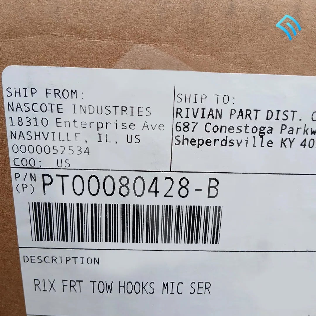 NUEVO Conducto de fascia delantera izquierda OEM Rivian R1S PT00061080-A